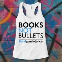 Books Not Bullets Women's Tank Top thumb 3