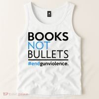 Books Not Bullets Tank Top thumb 2