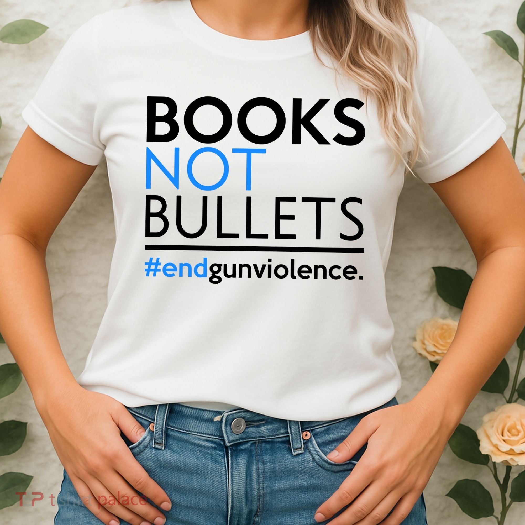 Books Not Bullets Women's T-Shirt