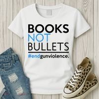 Books Not Bullets Women's T-Shirt thumb 3
