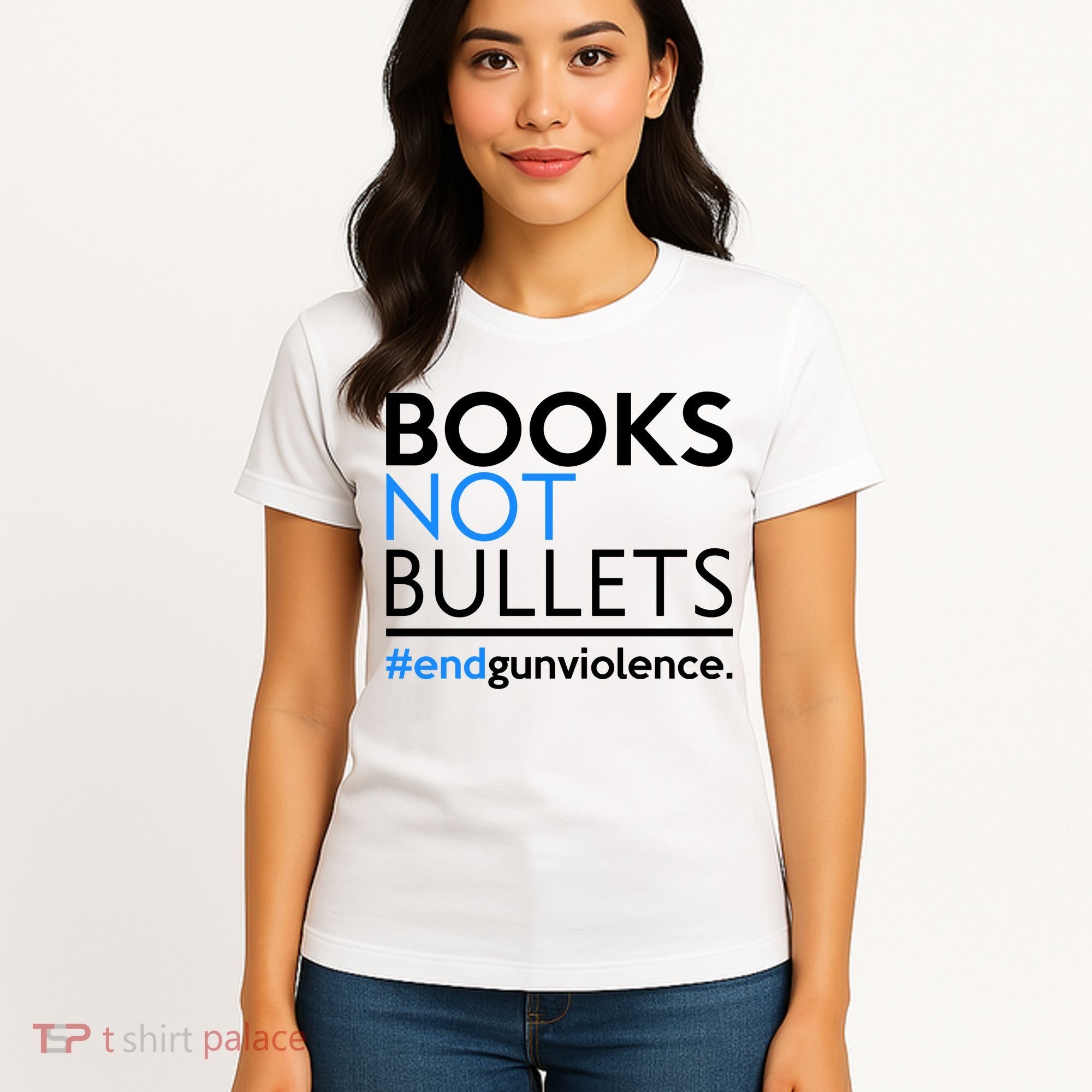 Books Not Bullets Women's T-Shirt