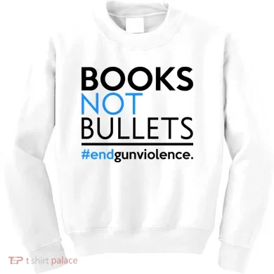 Books Not Bullets Kids Sweatshirt