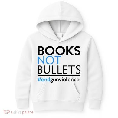 Books Not Bullets Kids Hoodie