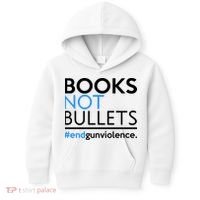 Books Not Bullets Kids Hoodie thumb 0