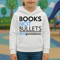 Books Not Bullets Kids Hoodie thumb 3