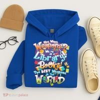 Books The Best Weapons In The  World Hoodie thumb 4