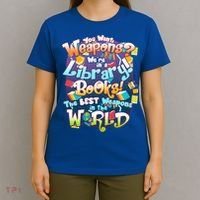 Books The Best Weapons In The  World T-Shirt thumb 4