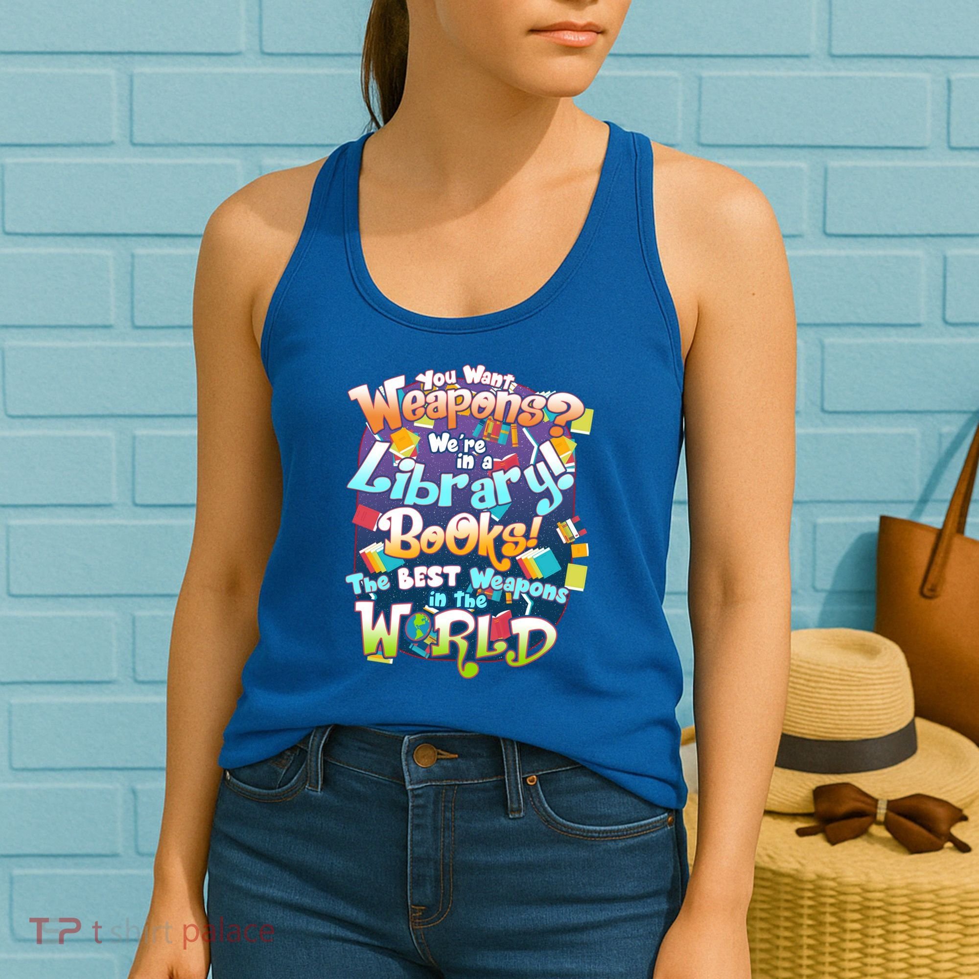 Books The Best Weapons In The  World Women's Tank Top