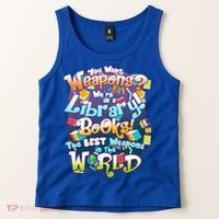 Books The Best Weapons In The  World Tank Top thumb 2