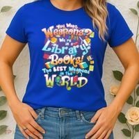 Books The Best Weapons In The  World Women's T-Shirt thumb 2
