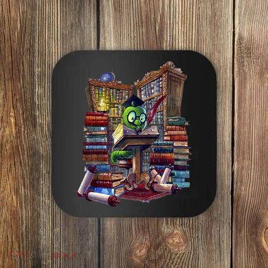 Bookworm Coaster