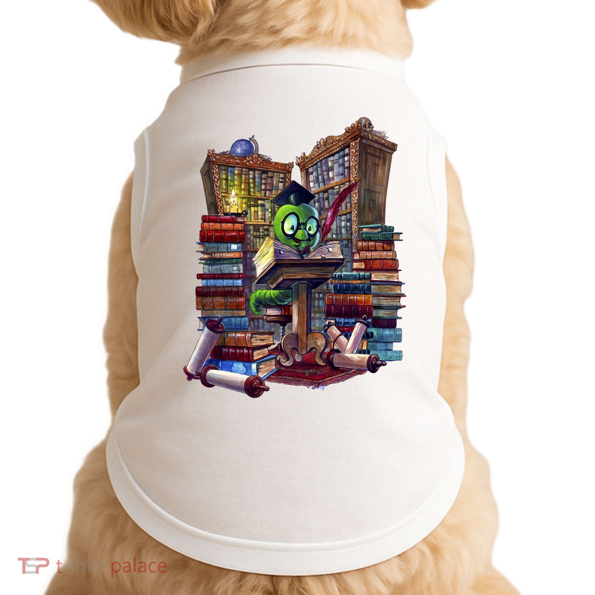 Bookworm Doggie Tank