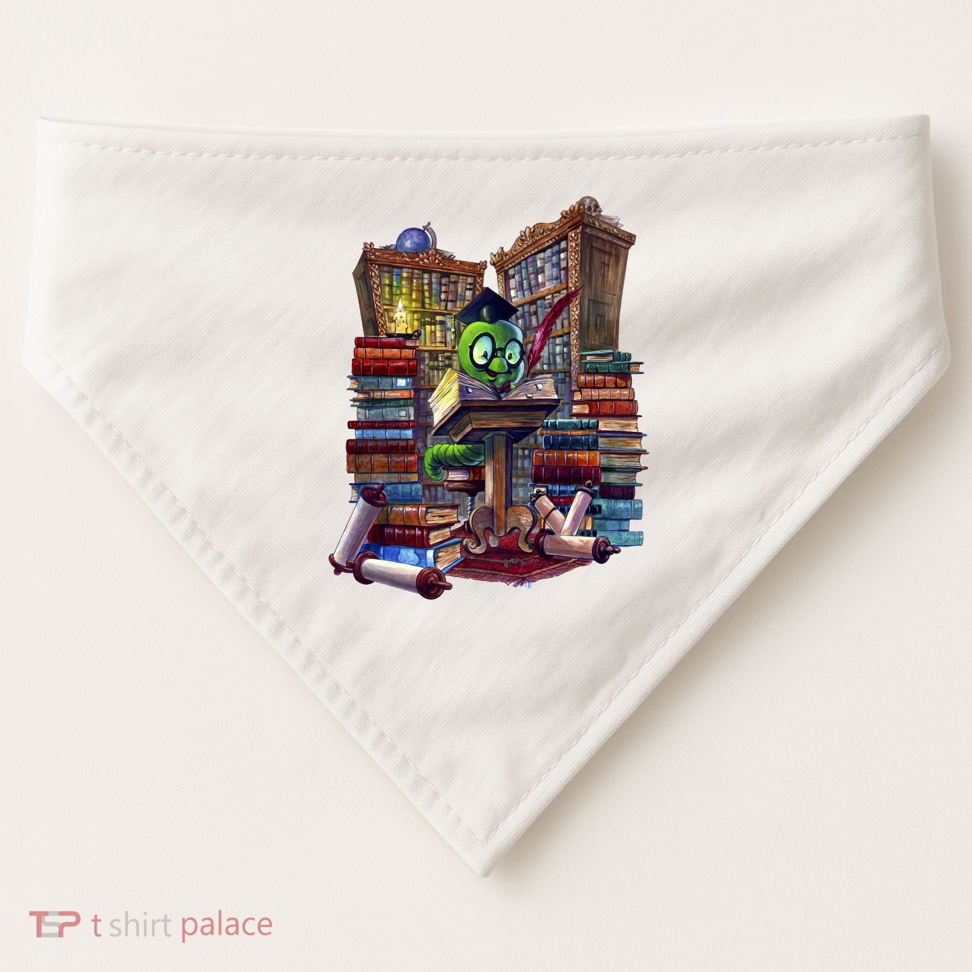 Bookworm USA-Made Doggie Bandana