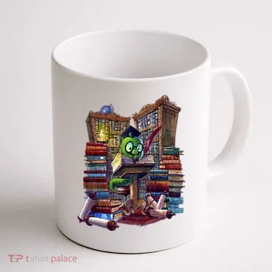 Bookworm Coffee Mug back