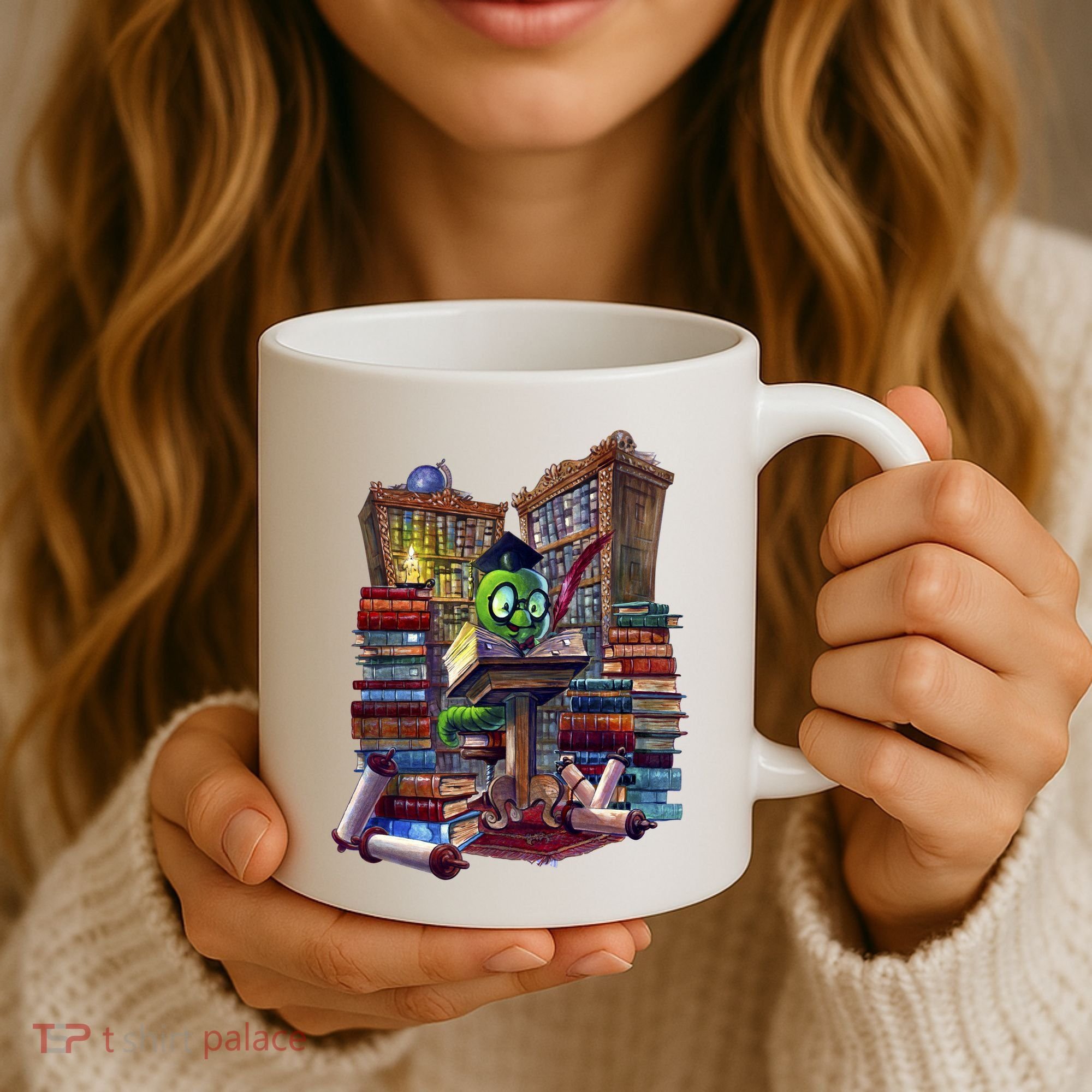 Bookworm Coffee Mug