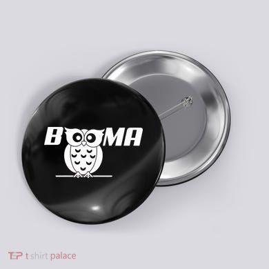 Booma Owl Button