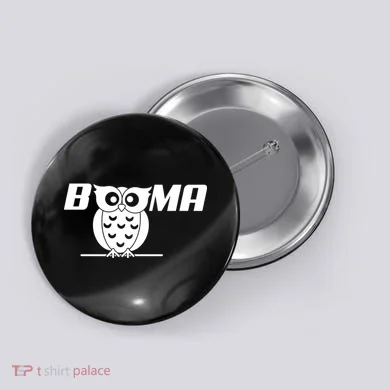 Booma Owl Button