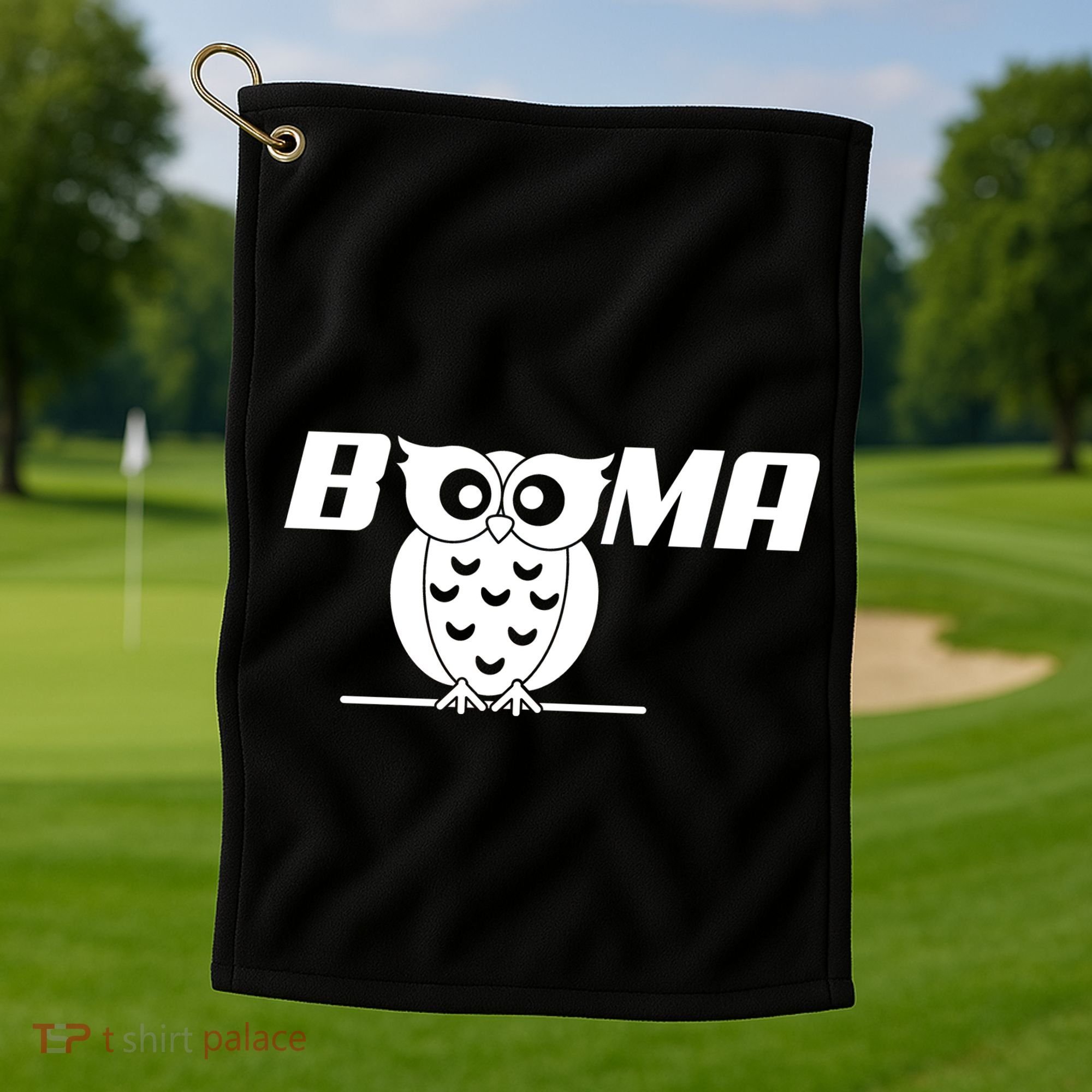 Booma Owl Golf Towel