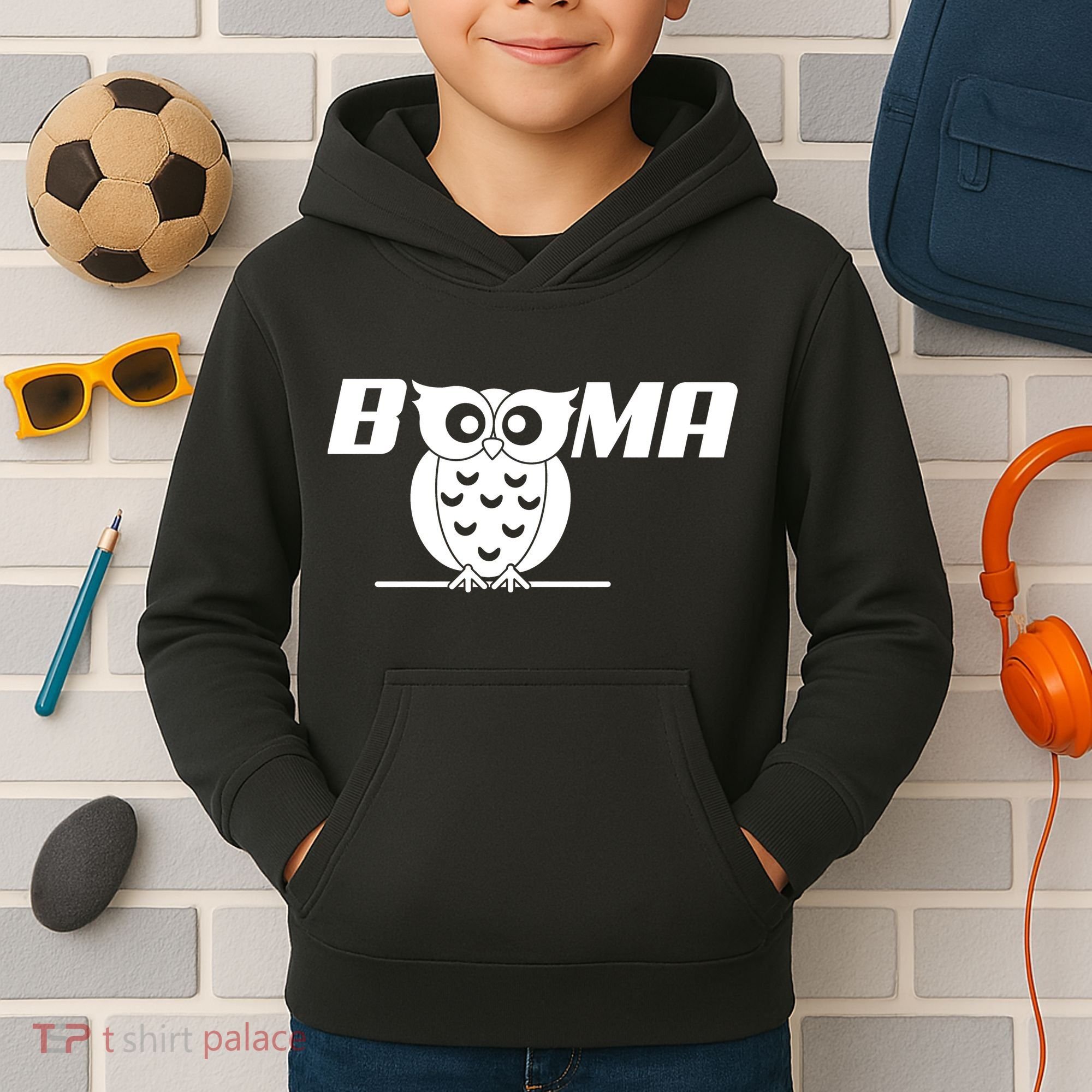 Booma Owl Kids Hoodie