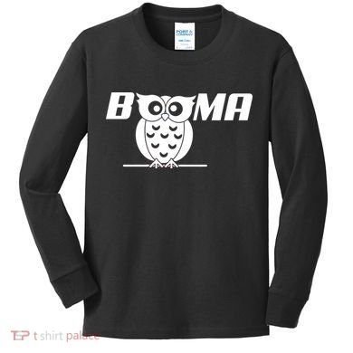 Booma Owl Kids Long Sleeve Shirt