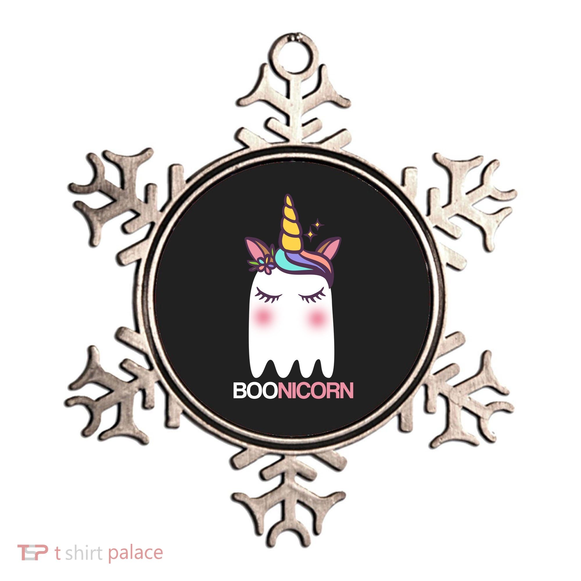 Boonicorn Halloween Unicorn Ghost Ornament