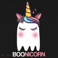 Boonicorn Halloween Unicorn Ghost Ornament thumb 1