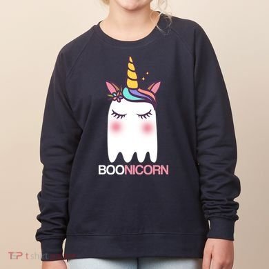 Boonicorn Halloween Unicorn Ghost Women's Sweatshirt
