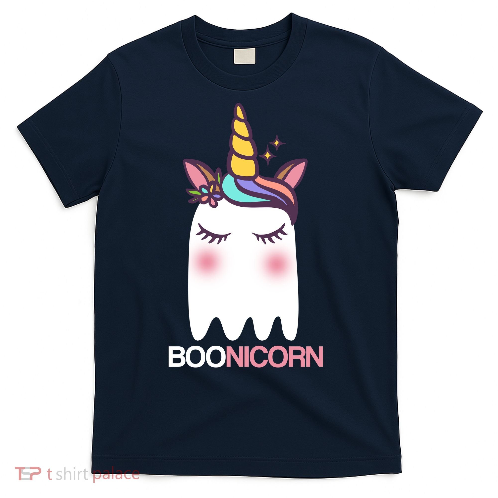 Boonicorn Halloween Unicorn Ghost T-Shirt