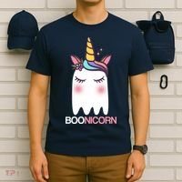 Boonicorn Halloween Unicorn Ghost T-Shirt thumb 6