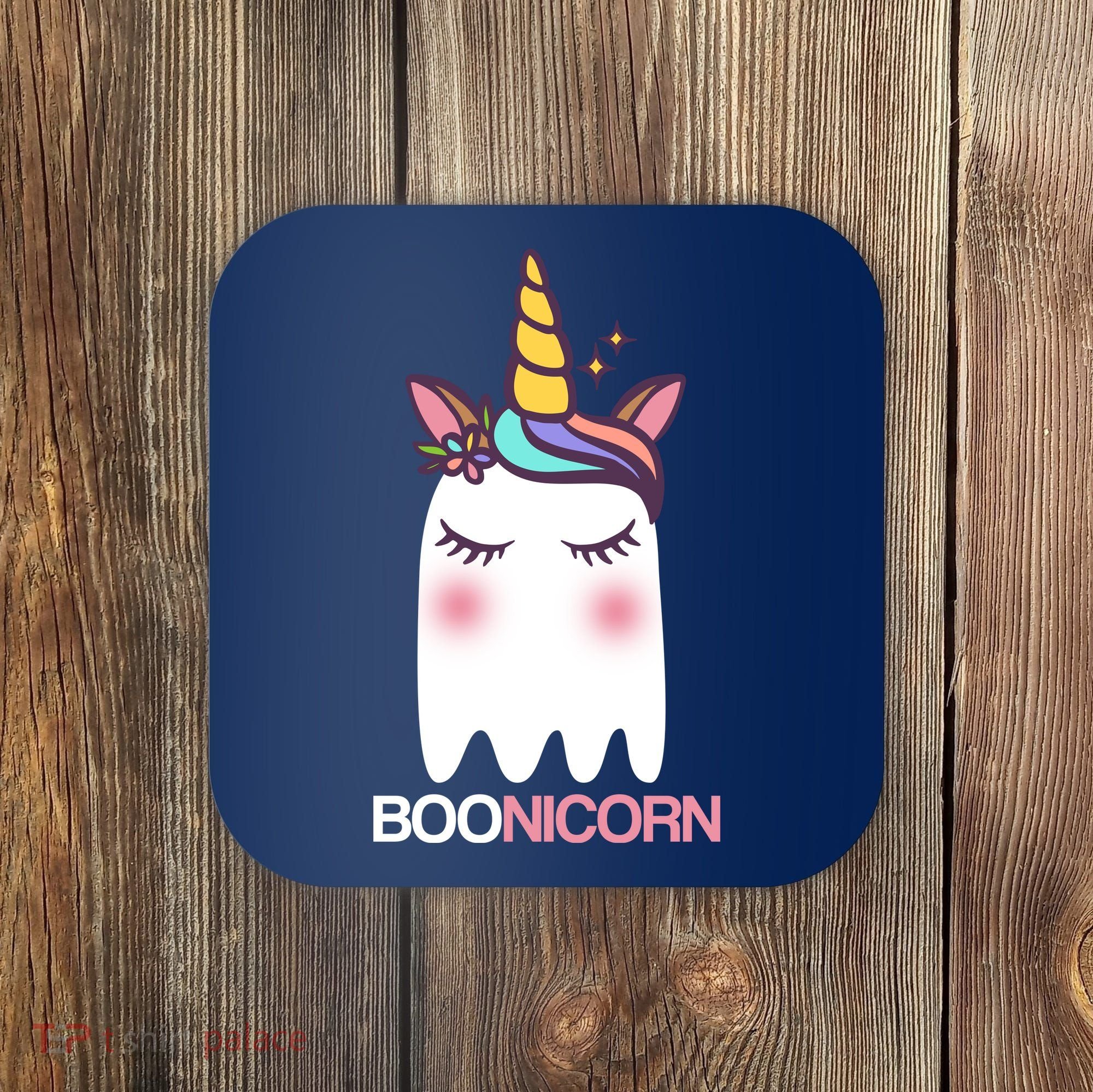 Boonicorn Halloween Unicorn Ghost Coaster