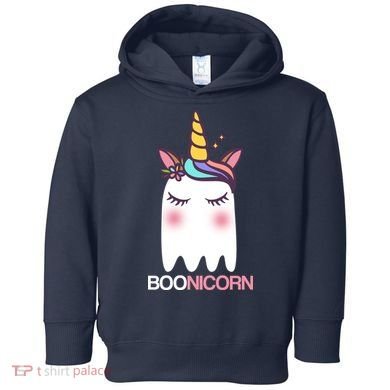 Boonicorn Halloween Unicorn Ghost Toddler Hoodie