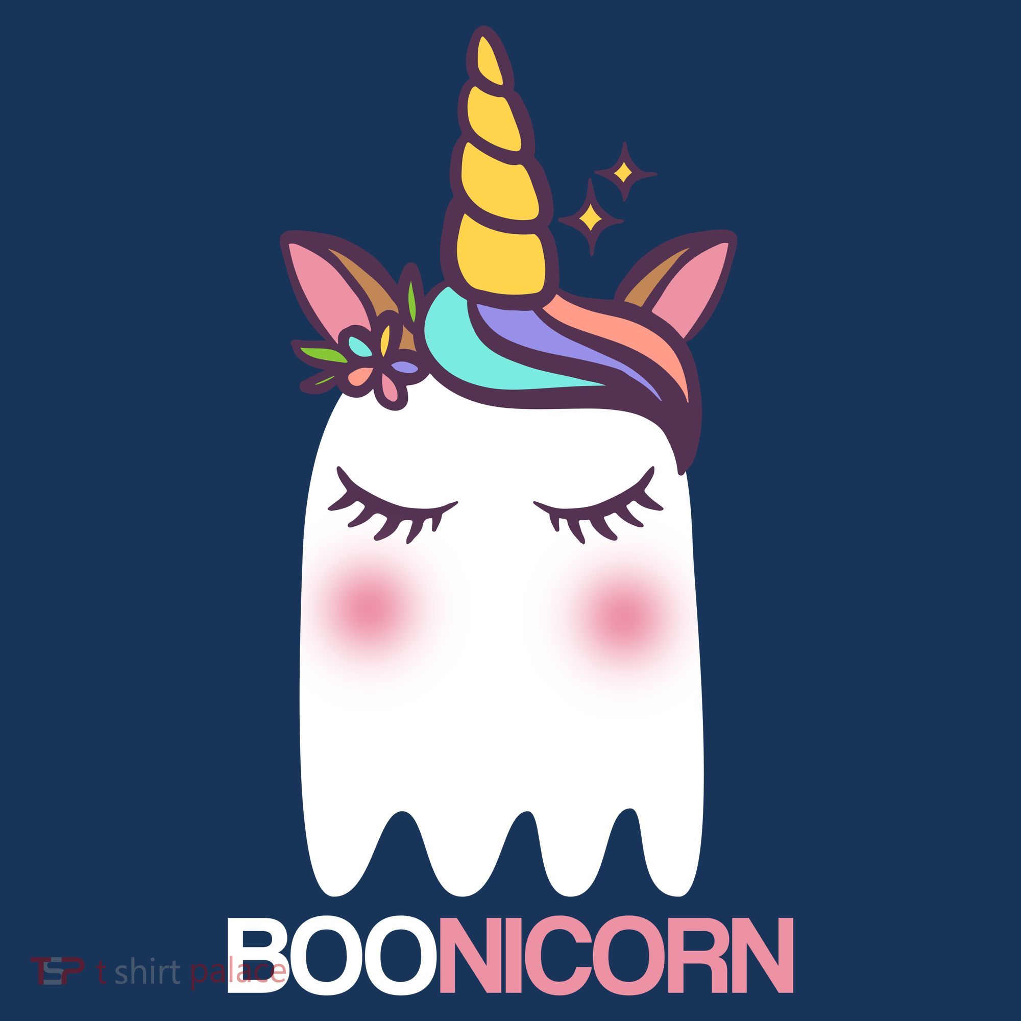 Boonicorn Halloween Unicorn Ghost Toddler Hoodie