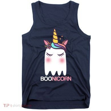 Boonicorn Halloween Unicorn Ghost Tank Top