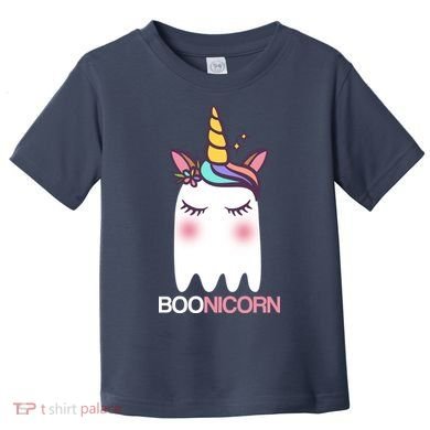 Boonicorn Halloween Unicorn Ghost Toddler T-Shirt