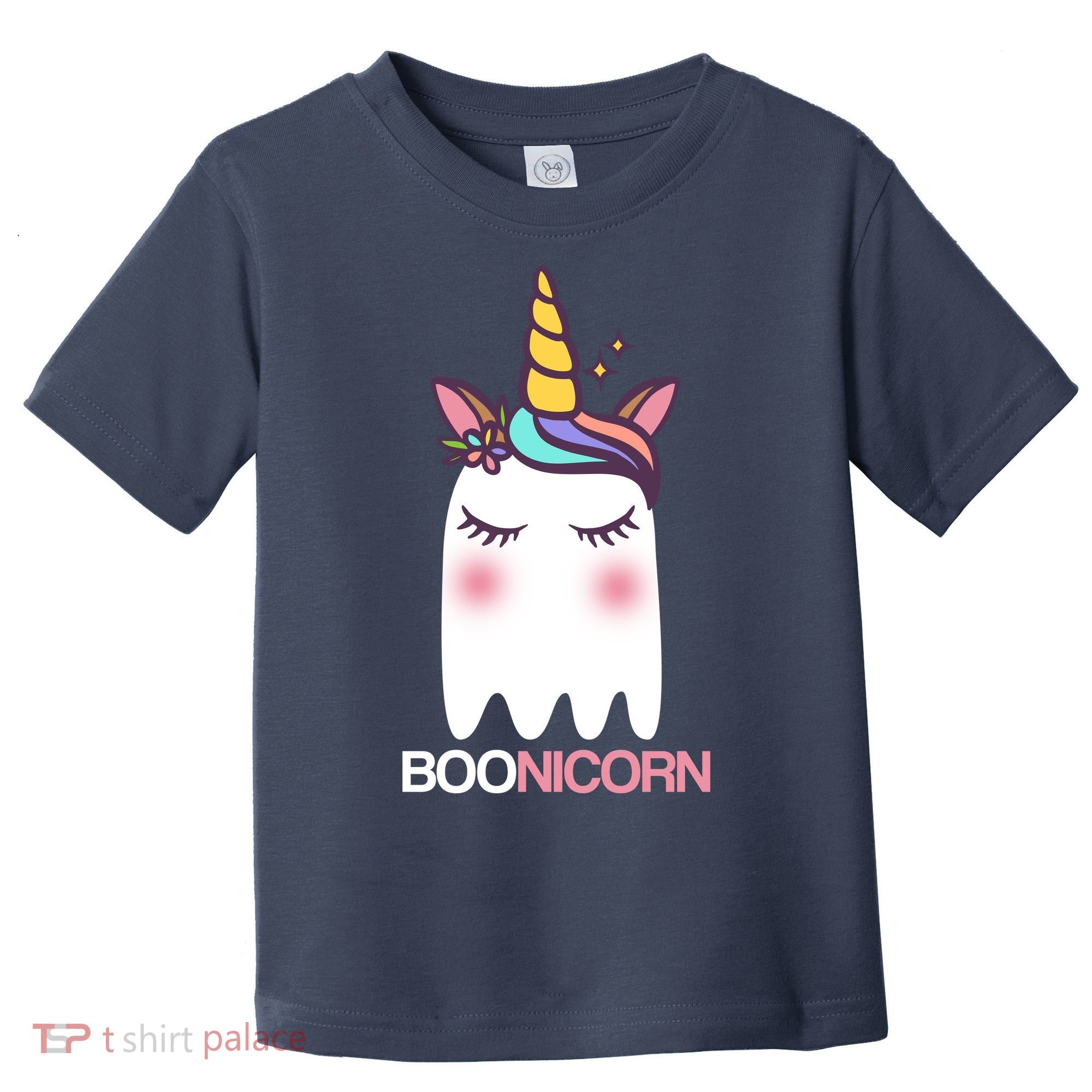 Boonicorn Halloween Unicorn Ghost Toddler T-Shirt