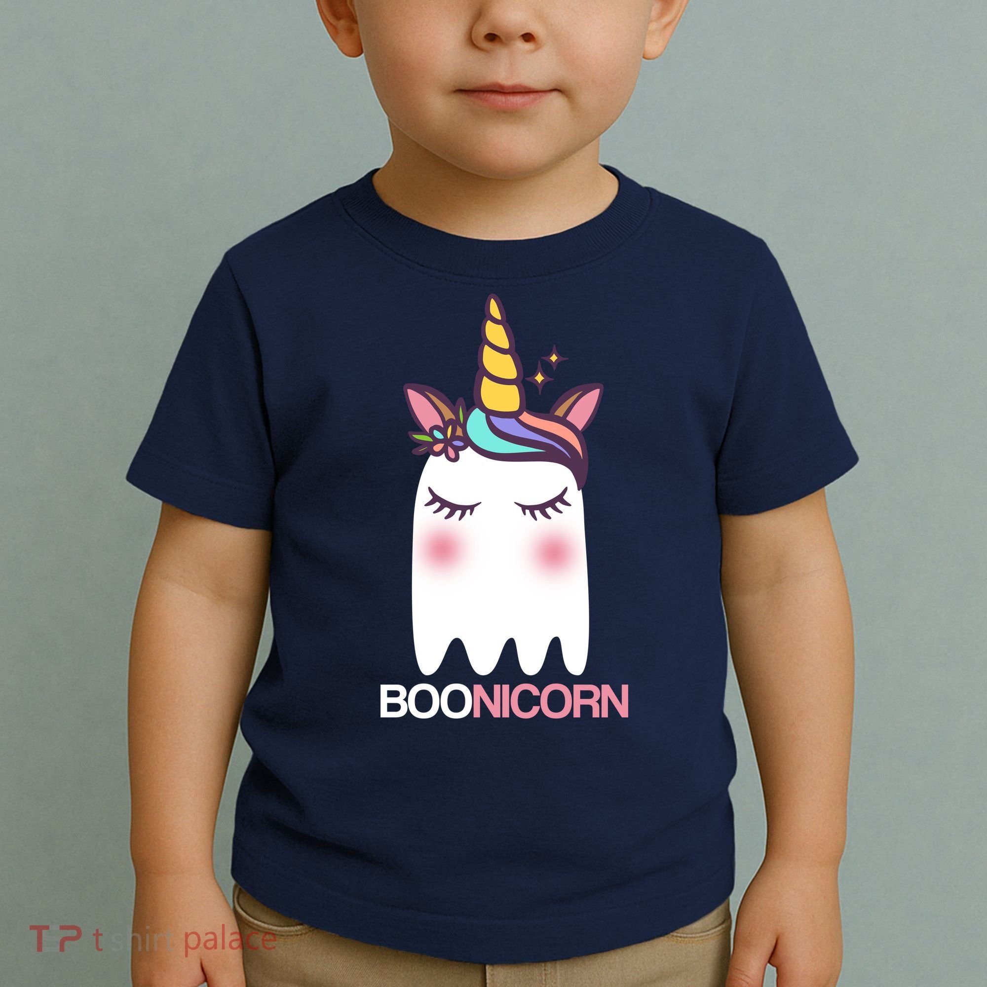 Boonicorn Halloween Unicorn Ghost Toddler T-Shirt
