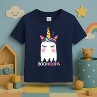 Boonicorn Halloween Unicorn Ghost Toddler T-Shirt thumb 3