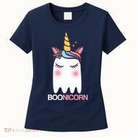 Boonicorn Halloween Unicorn Ghost Women's T-Shirt thumb 0