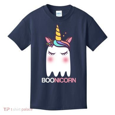 Boonicorn Halloween Unicorn Ghost Kids T-Shirt
