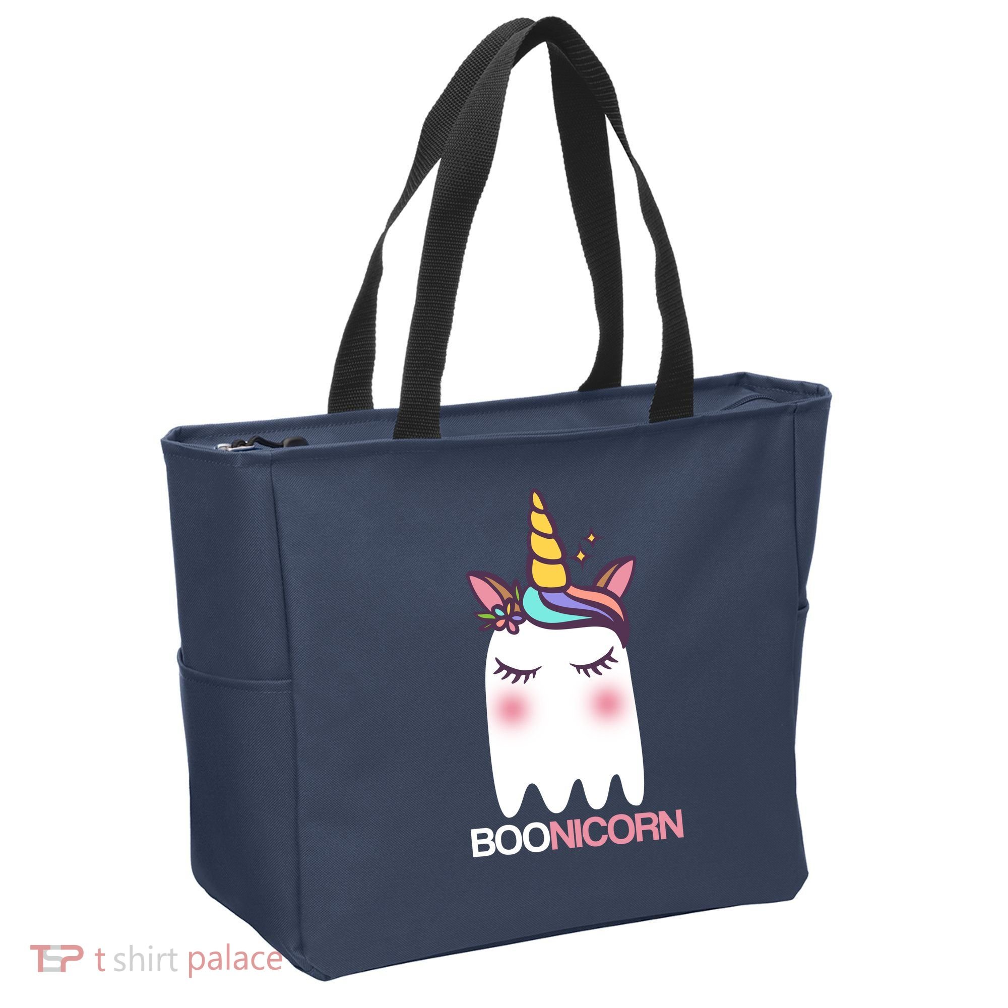Boonicorn Halloween Unicorn Ghost Tote Bag