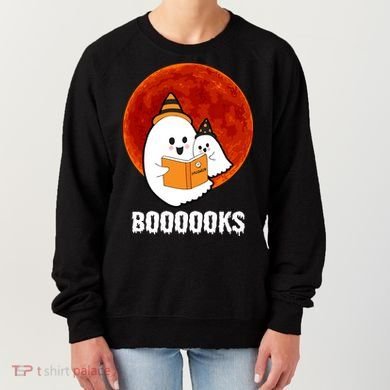 Boooooks Funny Cute Halloween Book Women's Sweatshirt