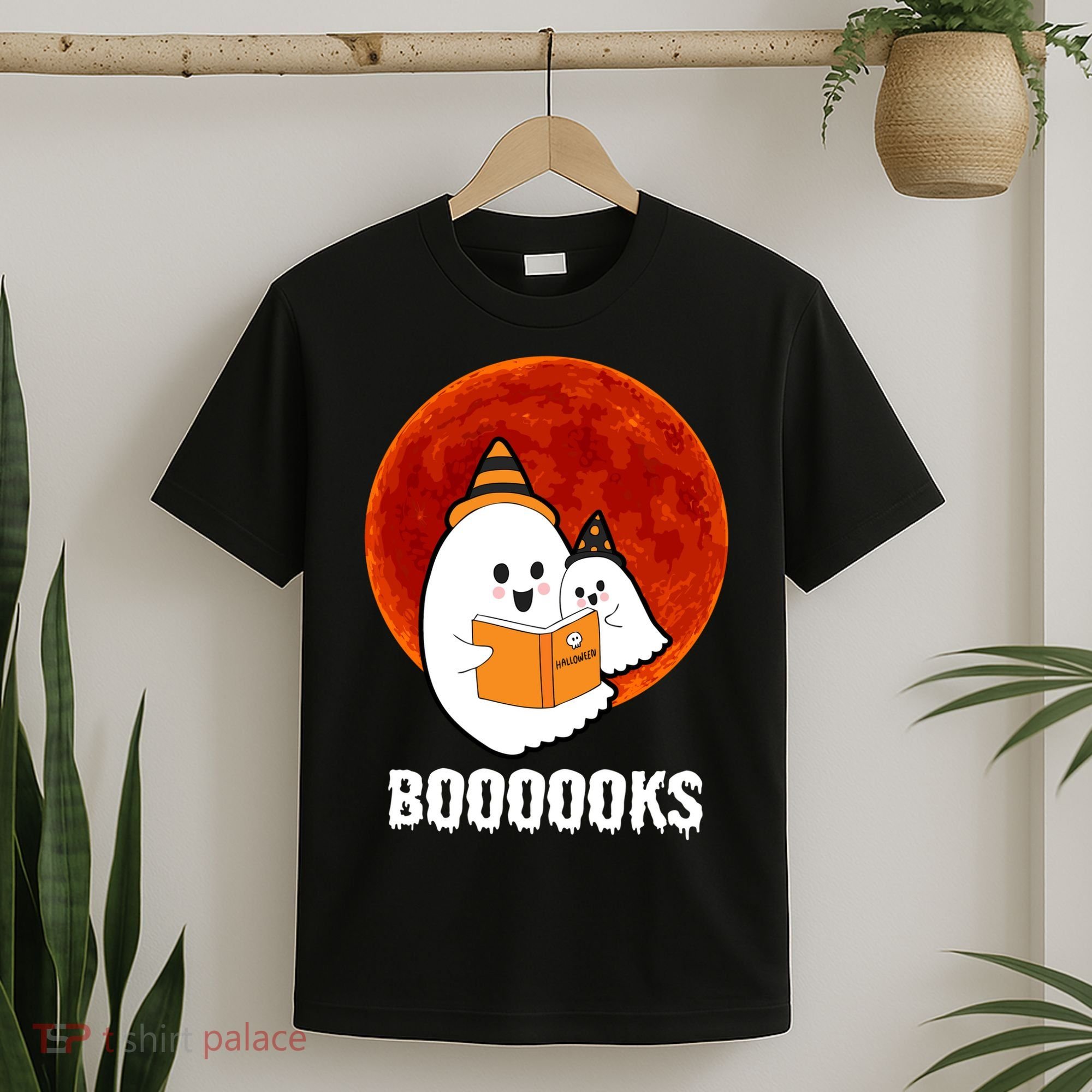 Boooooks Funny Cute Halloween Book T-Shirt