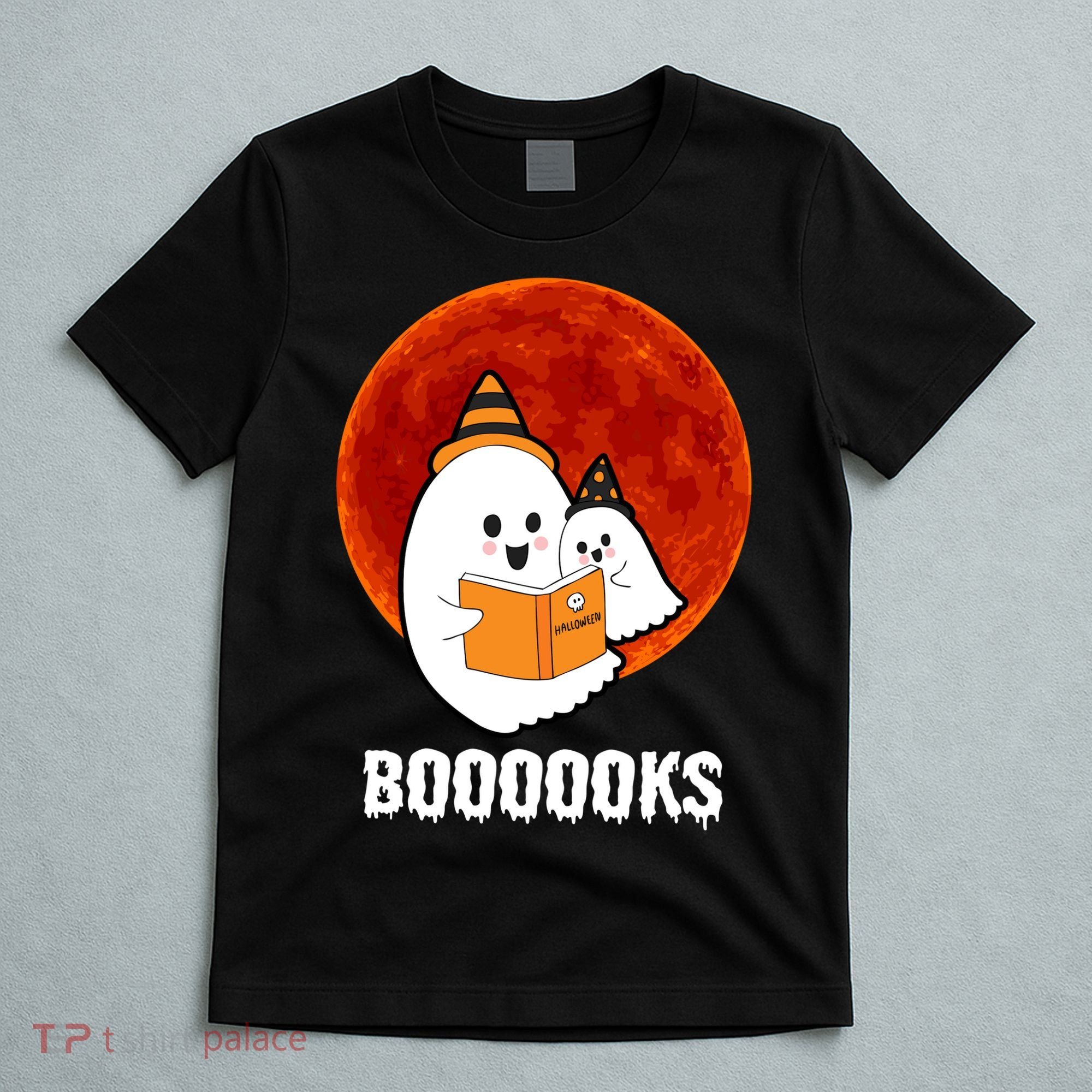 Boooooks Funny Cute Halloween Book T-Shirt