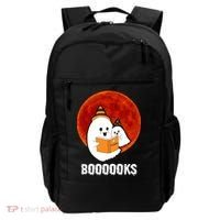 Boooooks Funny Cute Halloween Book Backpack thumb 0