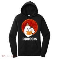 Boooooks Funny Cute Halloween Book Women's Hoodie thumb 0