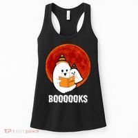 Boooooks Funny Cute Halloween Book Women's Tank Top thumb 0