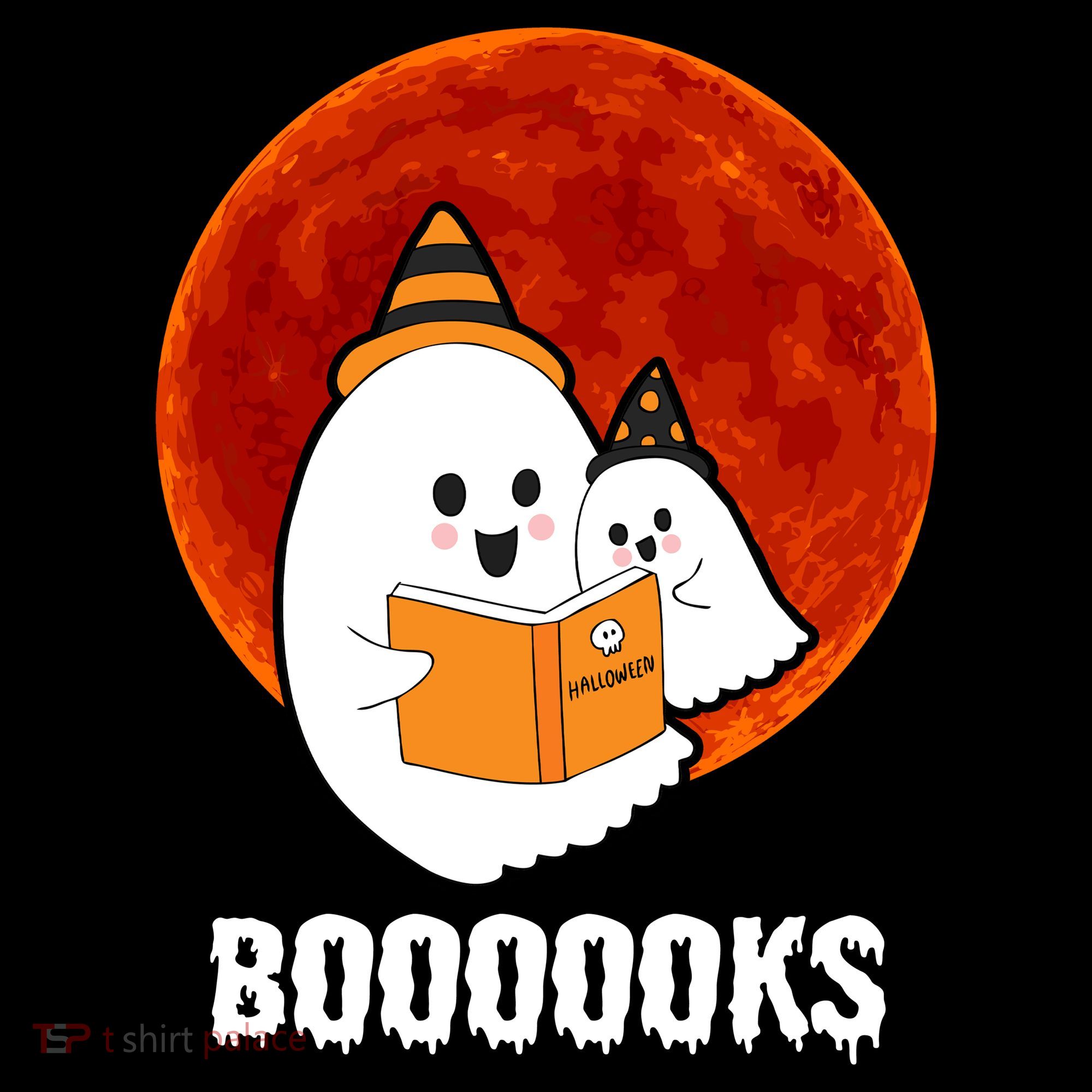 Boooooks Funny Cute Halloween Book Toddler Hoodie
