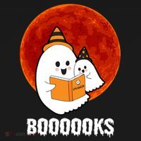 Boooooks Funny Cute Halloween Book Tank Top thumb 6