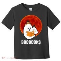Boooooks Funny Cute Halloween Book Toddler T-Shirt thumb 0