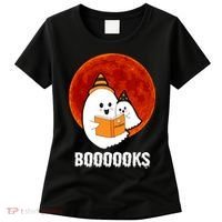 Boooooks Funny Cute Halloween Book Women's T-Shirt thumb 0